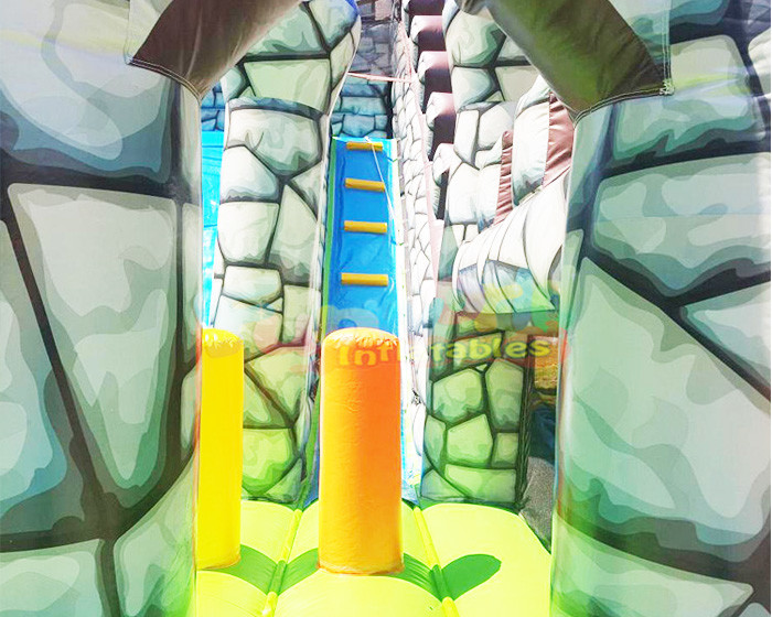 0.55mm PVC Commercial Inflatable Slide Kids Jumping Castle
