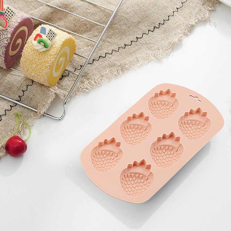 Fruit Shape Baking Mold Candy Molds Including Pineapple Lemon Watermelon Strawberry, Ideal For Chocolate, Candy, Cake, Ice Cube & Jelly, Pack Of 4