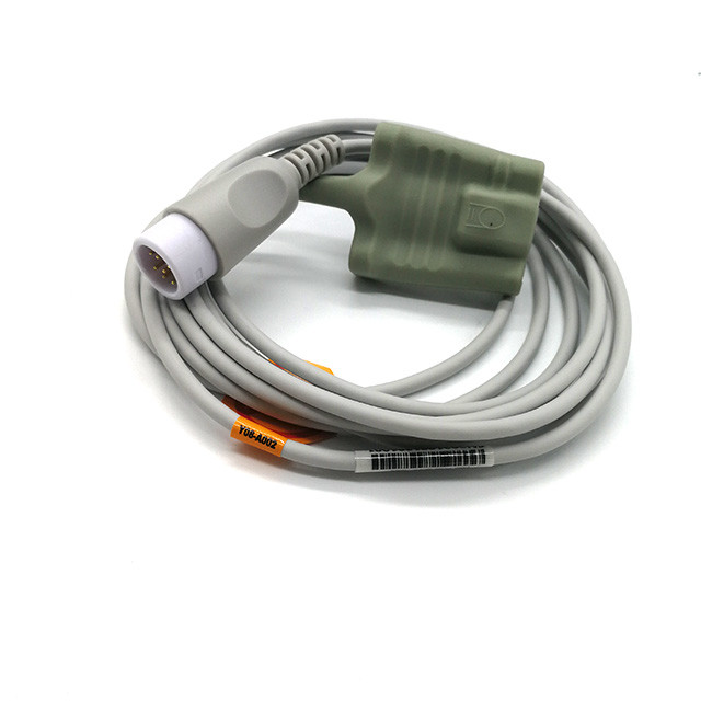 Adult 12Pin Medical SpO2 Sensor 3m cable For Comen C30 C50 C80 C90