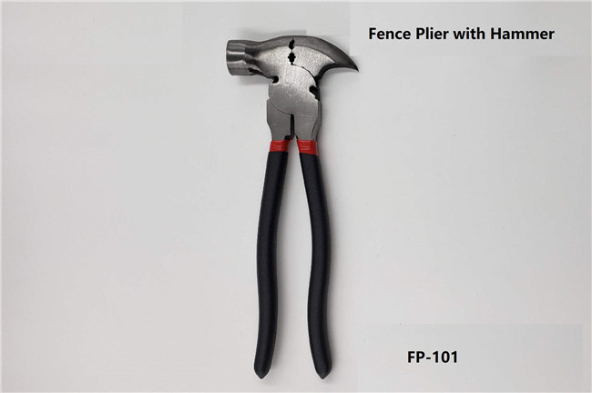 Nonslip Handle 25.4cm Electric Fence Tools Hammer Head Pliers Iso19001