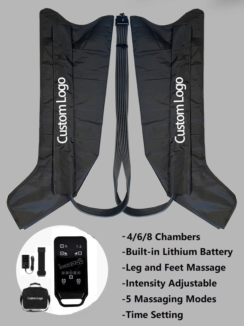 Sequential Air Compression Recovery Boots Battery Powered