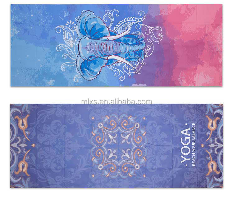 Luming YM-018  Yoga Mat  Luxury Sweat-Grip Mat Towel Combo  Eco-Friendly Natural Rubber  Best for Yoga, Pilates, Exercise
