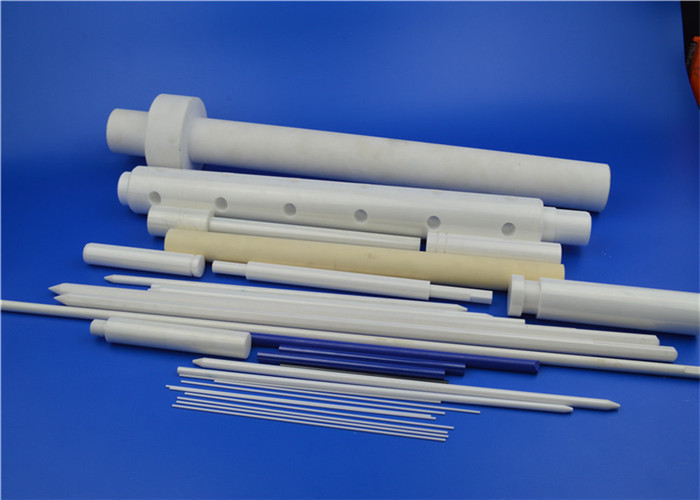 99% Alumina Ceramic Pin Or Shafts / Zirconia Ceramic Parts With Wear Resistant