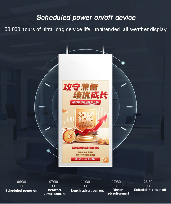 Indoor 65 Inch High Brightness 3000nits LCD Monitor Android Digital Advertising Display Screen for Shop Window