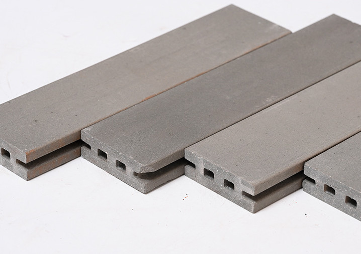 Hot Sales Grey Clay Brick Customized Cutting Moulding Service 240x60x20mm