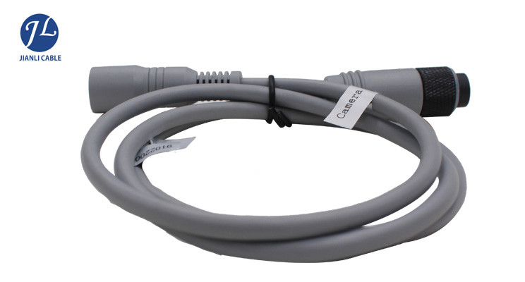 6 Pin Camera Car Rear View And Frontal Monitoring System Cable
