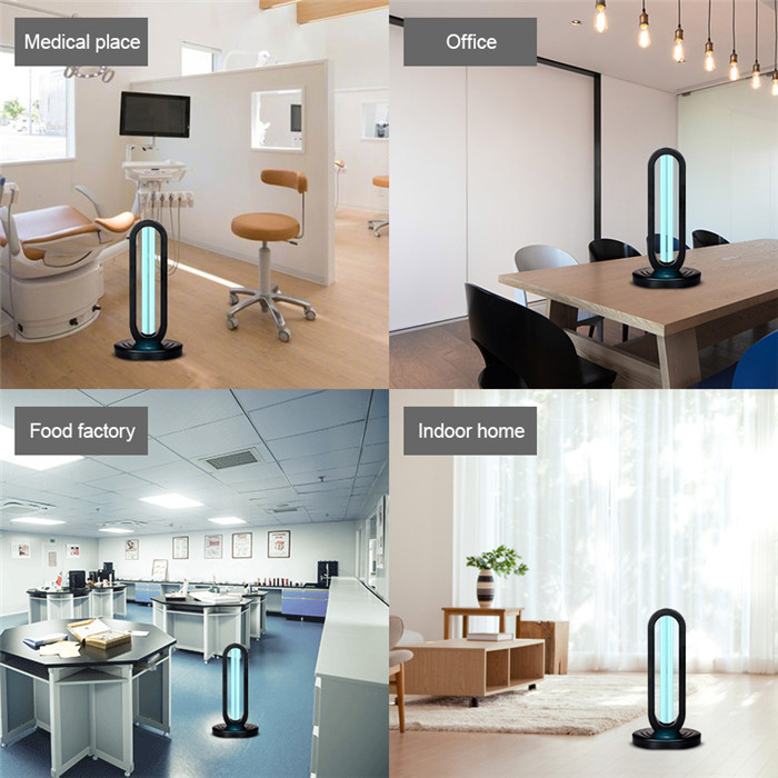 35m² ABS 38W UV Desk Lamp UV Disinfection Lamp