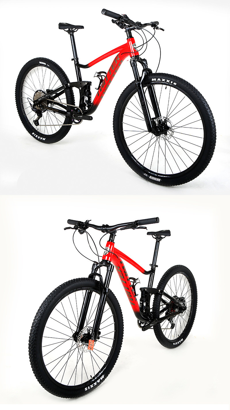 AL7005 Dual Suspension MTB Bicycle Aluminum 19" Frame With SRAM SX 12 Speed