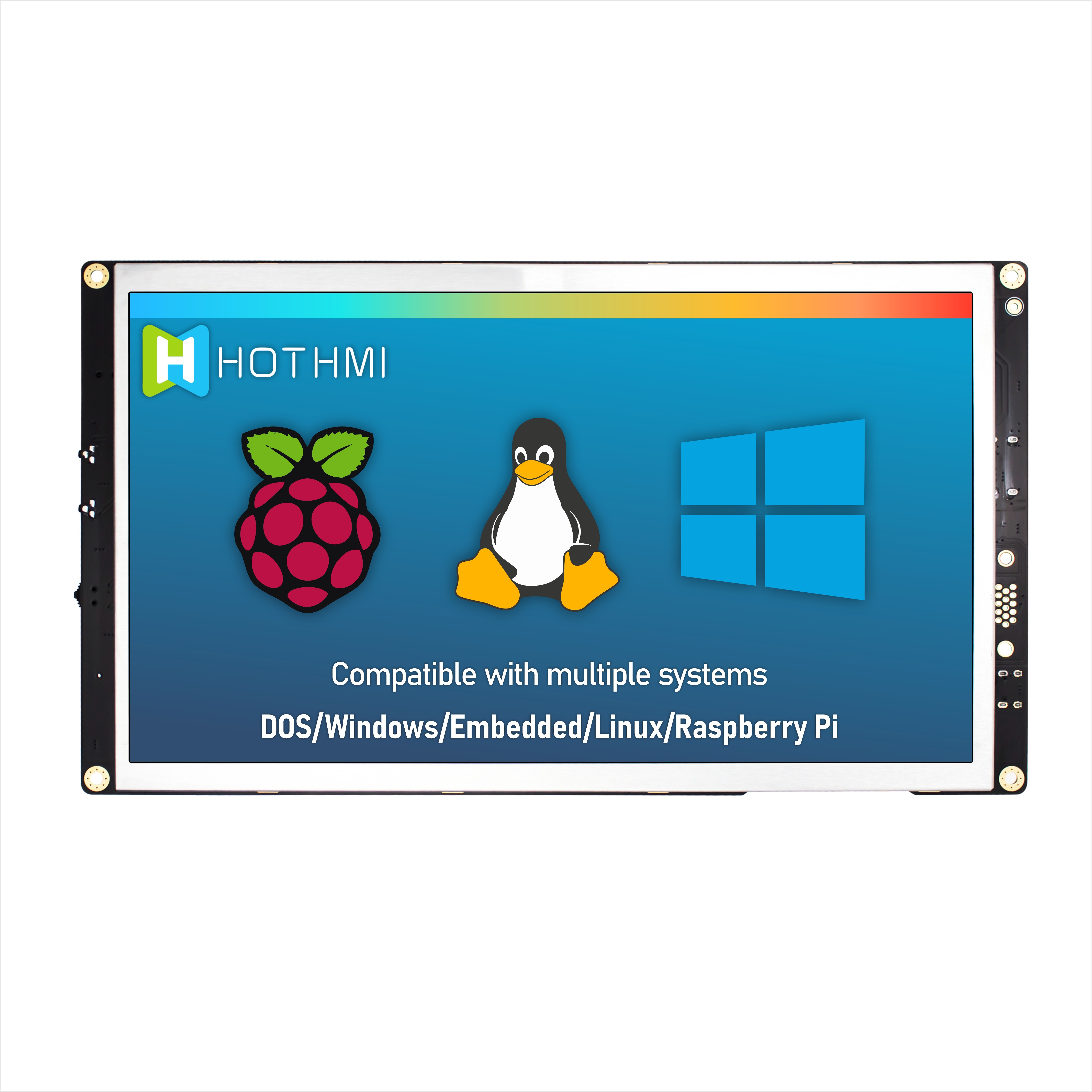 10.1 Inch HI IPS 1024x600 TFT LCD Module Display Sunlight Readable With Raspberry Pi