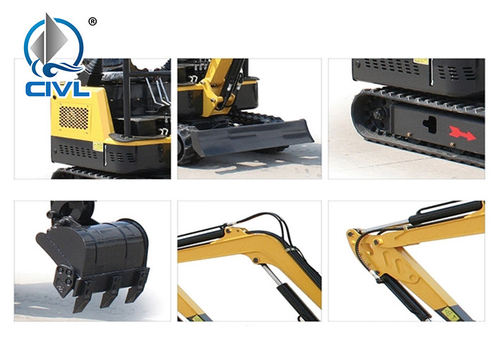 XCMG Compactor Hydraulic Crawler Excavator XE15 With 3f Cylinders Operating weight is1640KG