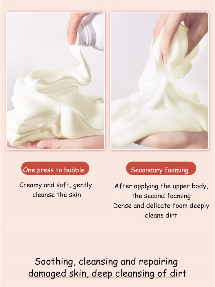 Goat Milk Hotel Shower Gel Bath Shower Mousse Foam Body Bubble Wash Lotion