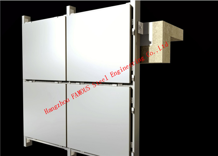 Preforated Penels Aluminium Metal Cladding Virtical Screenings 6mm