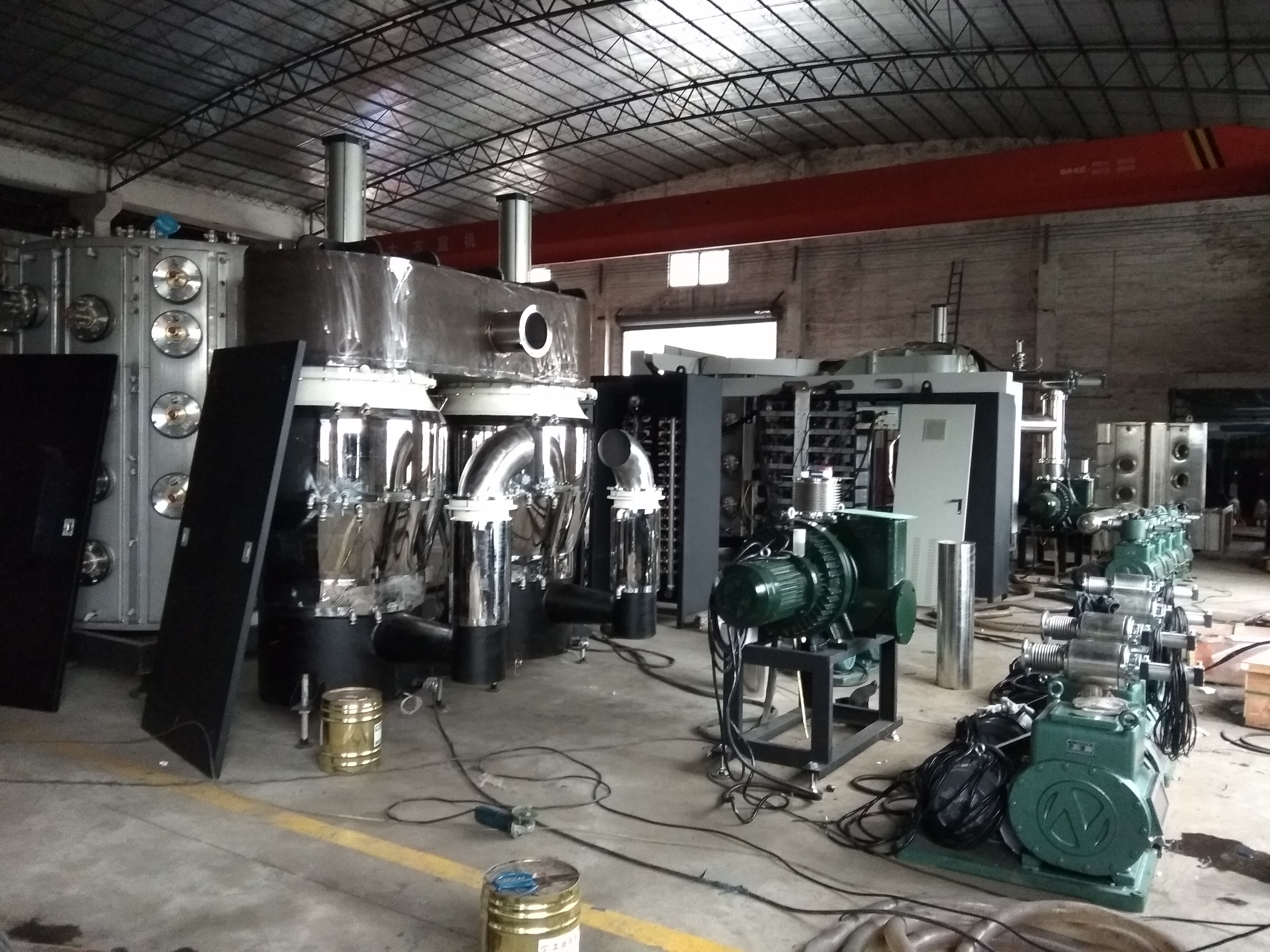 Glass Mosaic Strip Titanium Nitride Coating Machine , PVD Coating Systems