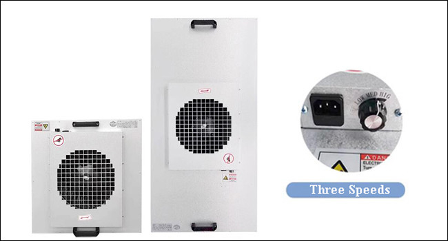 50HZ 60HZ Vertical Flow Hood , HEPA H14 FFU 110V 220V Laminar Airflow Hood