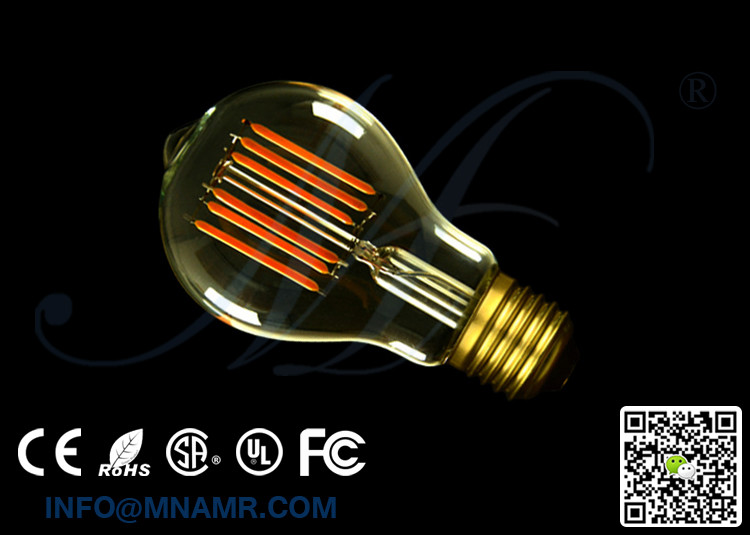 2017 New Design 5W A19 LED Edison Bulb for Crafted Workshop Interior Decoration Project