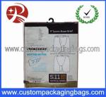 CPE , LDPE , OPP Colorful Printed Plastic Hanger Bags For Stockings