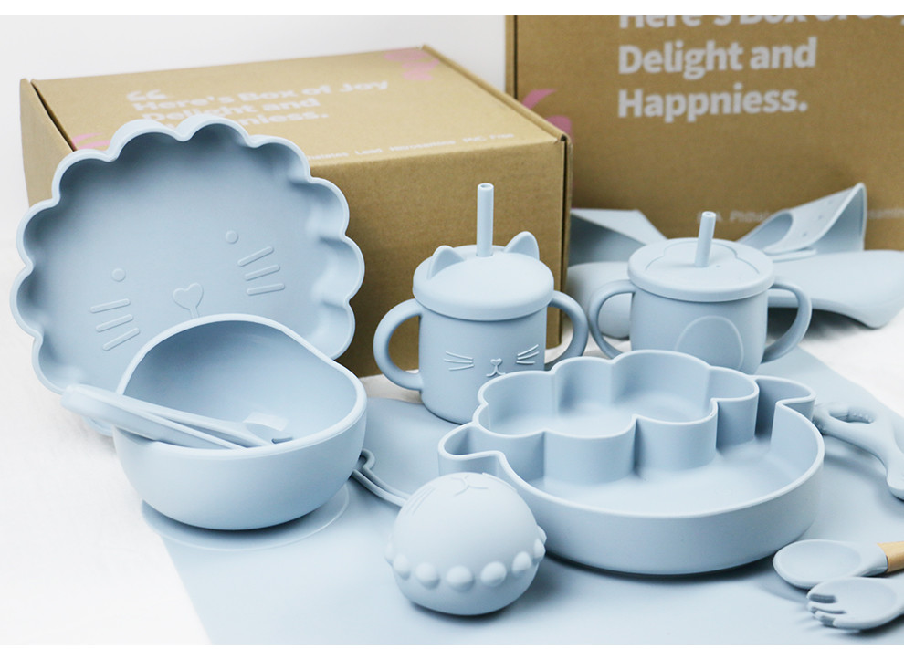 Eco Friendly Silicone Bowl Set Round Shape For Family Travel OEM