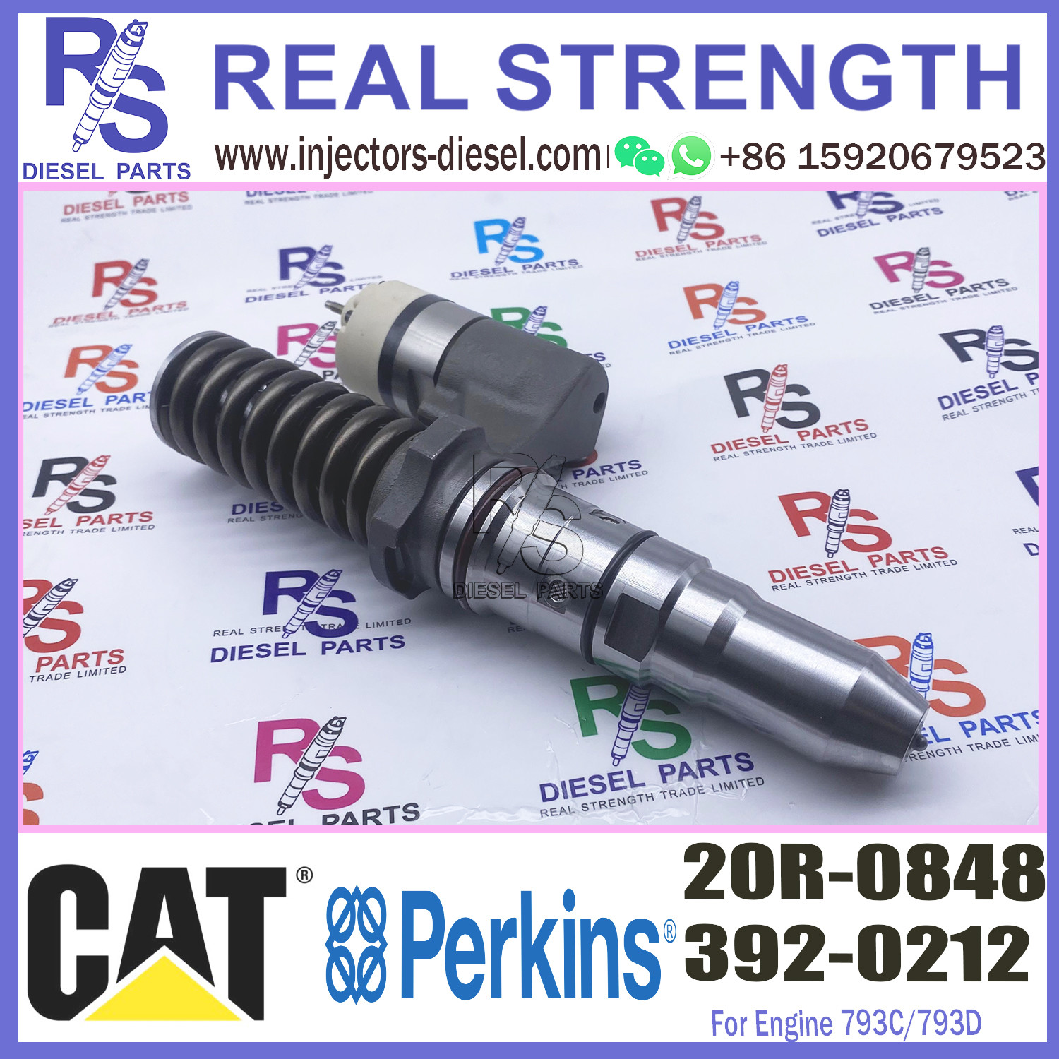 Common Rail Control Valve Injector Valve Common Rail Injector for 793c 793D 392-0212 20R-0848