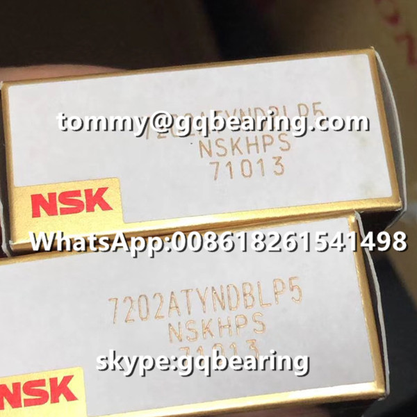P5 Precision Light Preload NSK 7002ATYNDBLP5 Angular Contact Ball Bearing