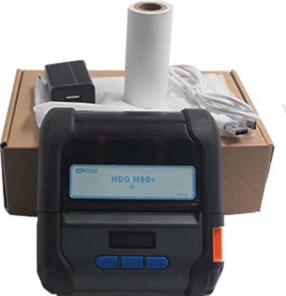 80mm Portable BT Direct Line Thermal Receipt and Label Printer with USB Interface
