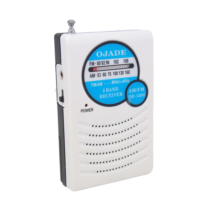 OEM LOGO Personal AM FM Radio Built In Speaker With Belt Buckle
