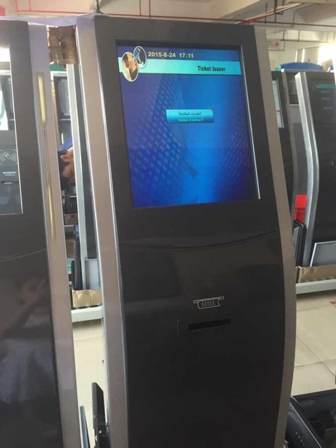 Web Based Multiple Language Bank Wireless Ticket Kiosk Queue System