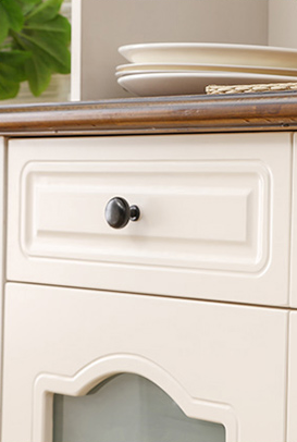 Mediterranean Concise style dining room furniture wood sideboard