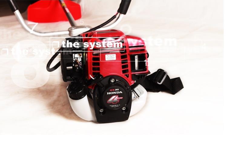 Electric Start 35.8cc Gasoline 4 Stroke Petrol Brush Cutter Machine In Glass Trimmer