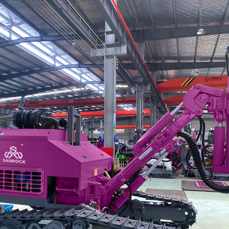 35m Depth DTH Drilling Machine Hydraulic Rotary Borehole Mining DTH Drilling Rig