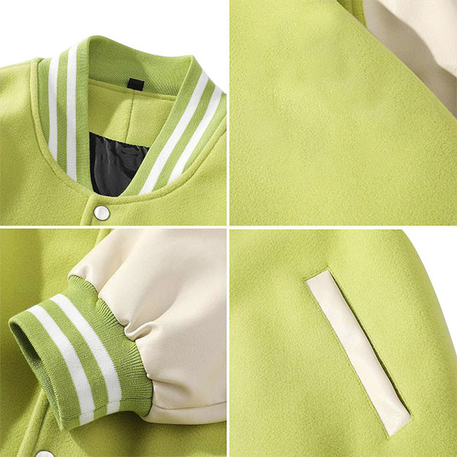 Korean Version Outdoor Windbreaker Jacket Satin Baseball Jackets Custom