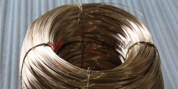 CuBe2 C17200 Td04 Copper Beryllium Wire Spring High Thermal Electrical Conductivity