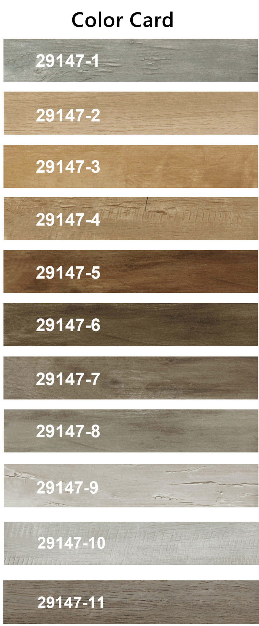 GKBM FT-W29147-7 Anti Slip Fireproof Vinyl SPC Flooring Jump Color Wood Grain Click Stone Composite