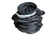 Woven Aramid Filter Bag , Meta Aramid Felt Fiber Socks 100-260°C Working Temperature