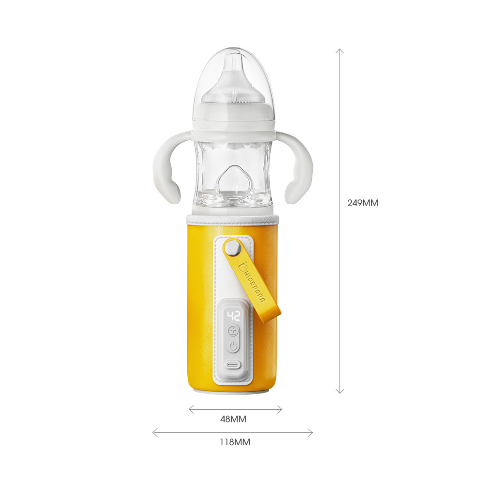 3 In 1 Multi Function Night Baby Feeding Bottle With Formula Dispenser Heating Bottle Warmer LFGB