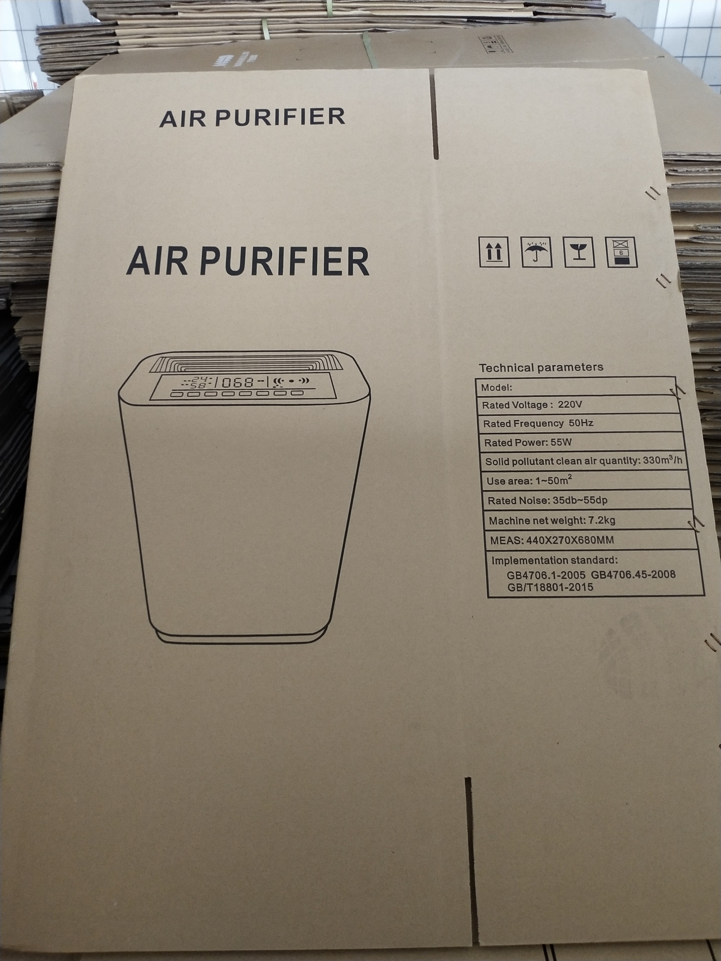 Homefish H12 H13 Hepa Filter Humidifying Air Purifier 330M3/H
