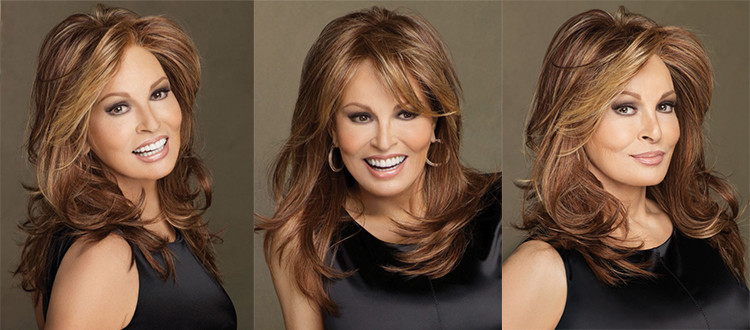 Ladies Brown Synthetic Hair Wigs Heat Resistant Fiber No Sheeding