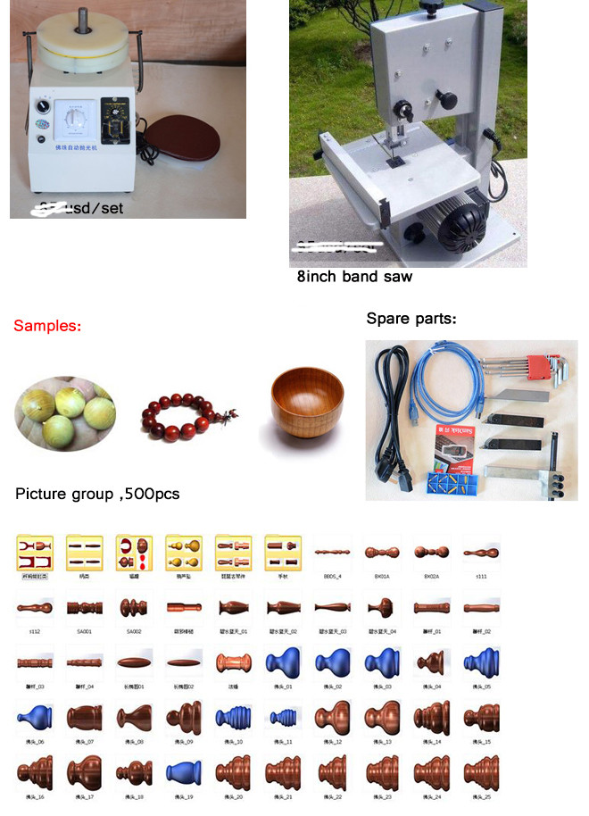 wooden beads mini china cnc lathe machine