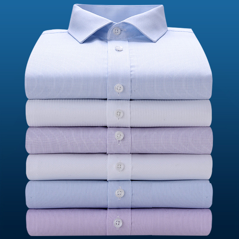 Tailored Spread Collar Italian Men's Dress Shirts No Ironing Needed Customized Colors