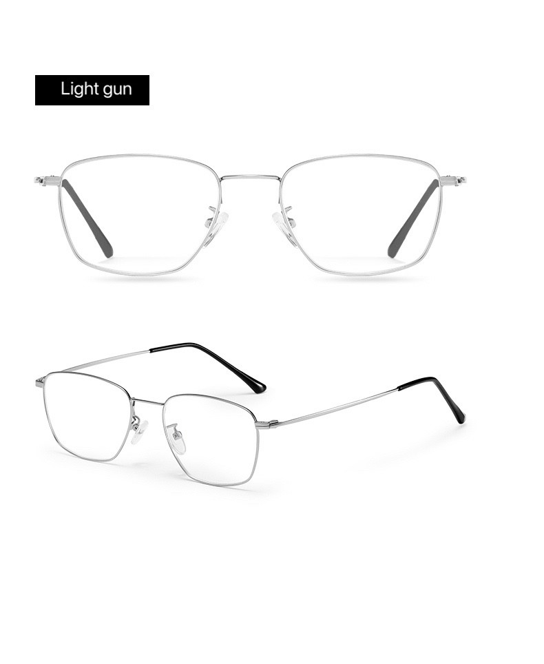 Metal Stainless Steel 140MM Men'S Reading Eyeglasses BSCI Designer Reading Glasses With Pouch