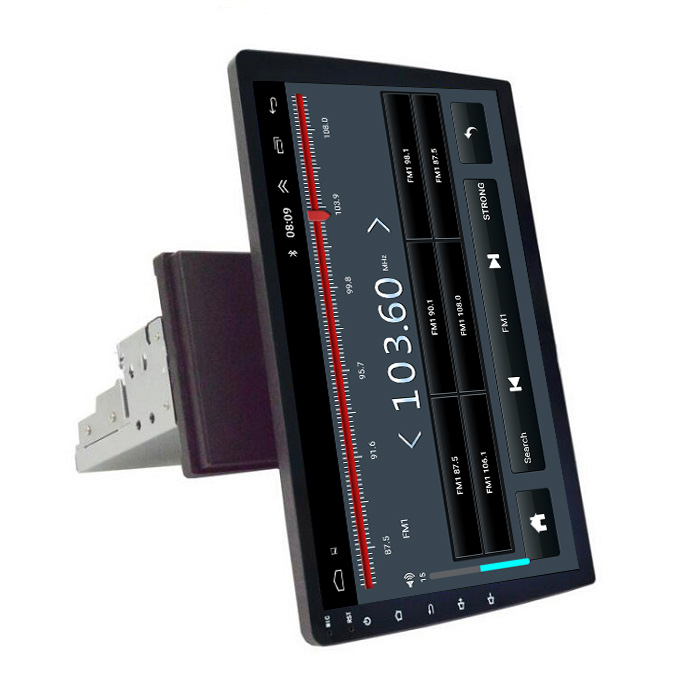 Rotatable Screen 1 Din 9 inch 4G LTE 2+32G Network AM FM Radio Android Car Stereo