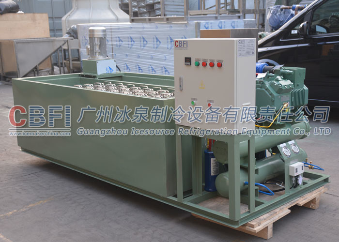 Customized Block Ice Maker Machine 1 Ton - 100 Ton Refrigerant R404a / R507