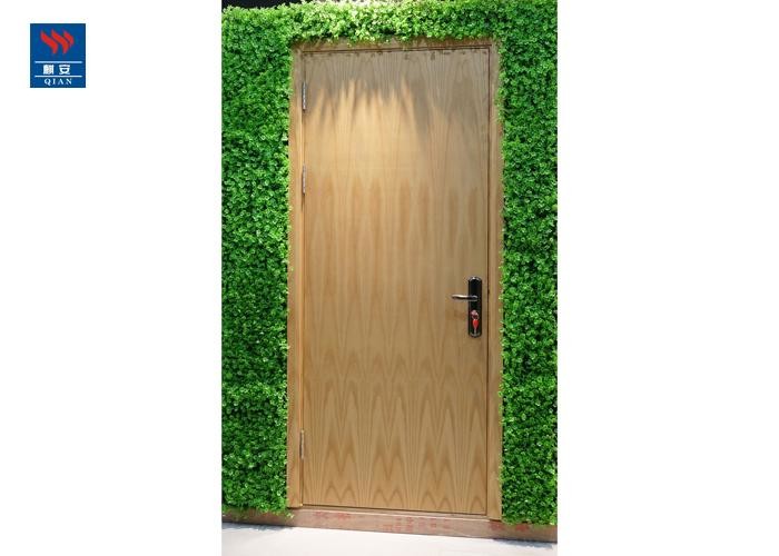 Home Hotel School 30 60 90 Mins Safety Fire Proof Single Leaf Oak Wooden Door