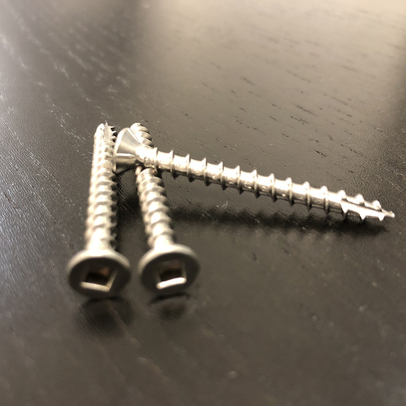 10G X 45mm Wood Deck Screws #2 Square Drive Type 17 304 Stainless Steel Timber Screws