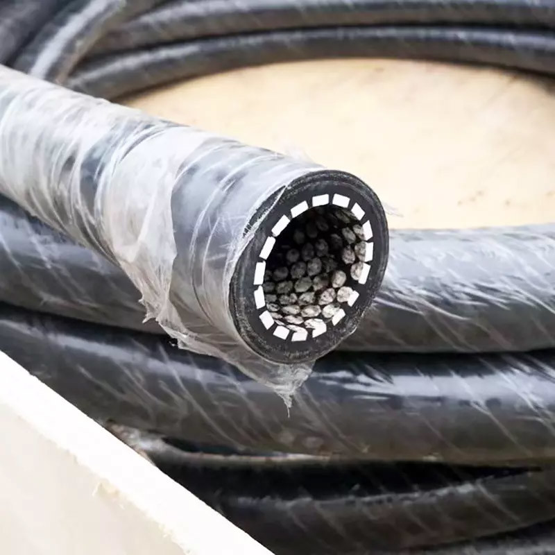 Heavy Duty Ceramic Transfer Hose Dynamic Pressure 15 Bar Leak Proof Flange Connections