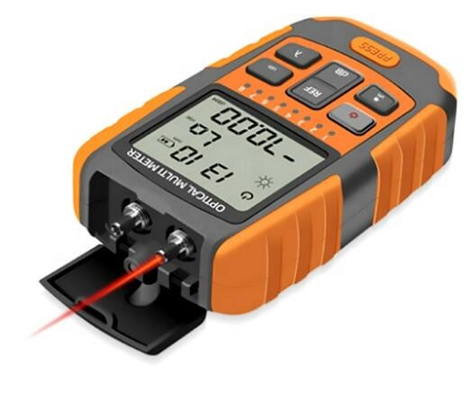 FTTX Mini Optical Power Meter VFL 10 Standard Wavelengths Auto Matic Shutdown Function