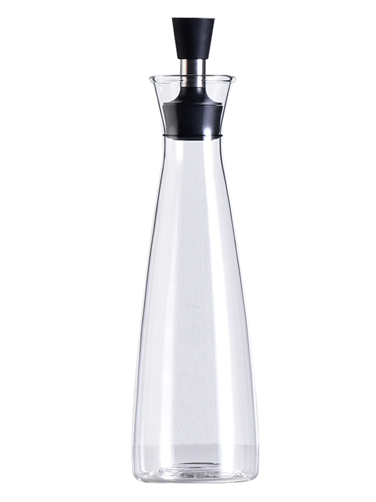 17 Oz Transparent Glass Olive Oil Bottle , Olive Oil Decorative Bottles