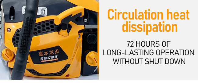 58cc Gasoline Chainsaw For Heavy-Duty Wood Cutting