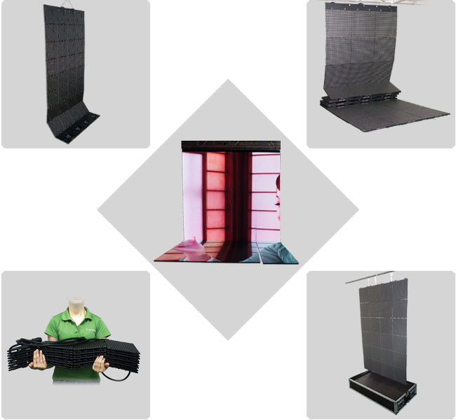 IP65 Outdoor Full Color Advertising LED Video Billboard,Easy Maintain And Foldable LED Screen
