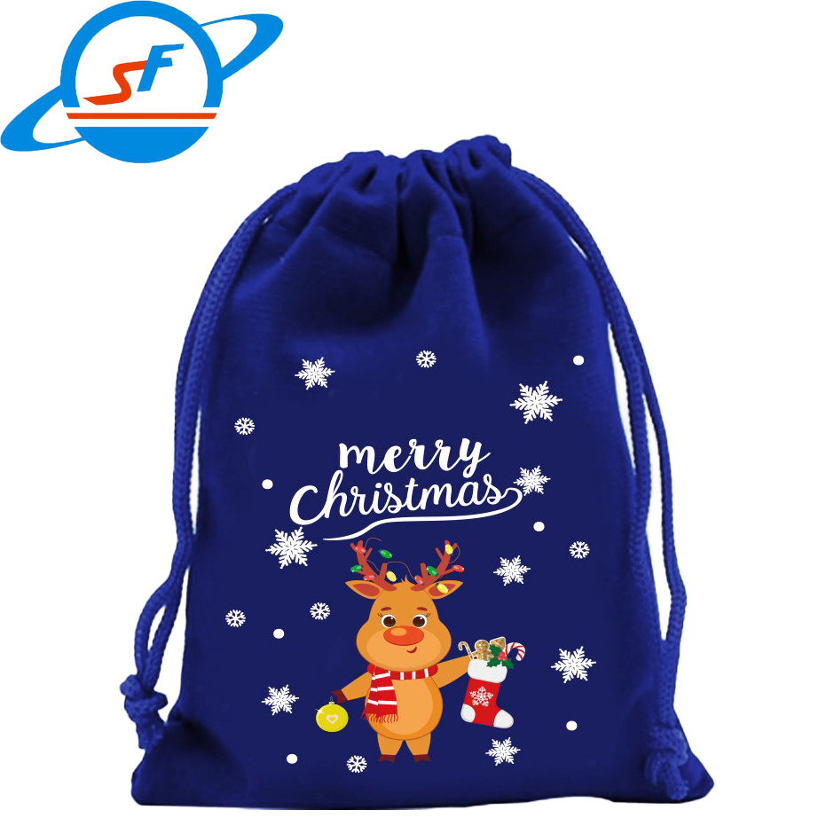 xinhe SF Christmas gift bag Candy bag Holiday Surprise Santa gift bag