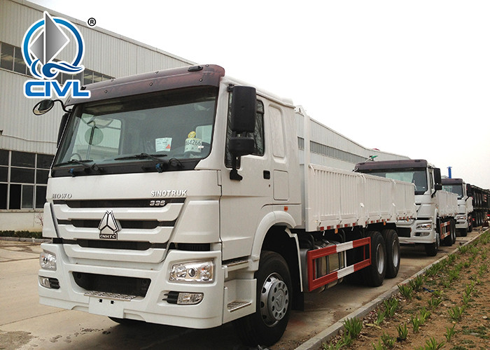 336hp Capacity 25 - 40 Tons Cargo Truck Chassis SINOTRUK HOWO ZZ1257N4641W TR691 Tyre